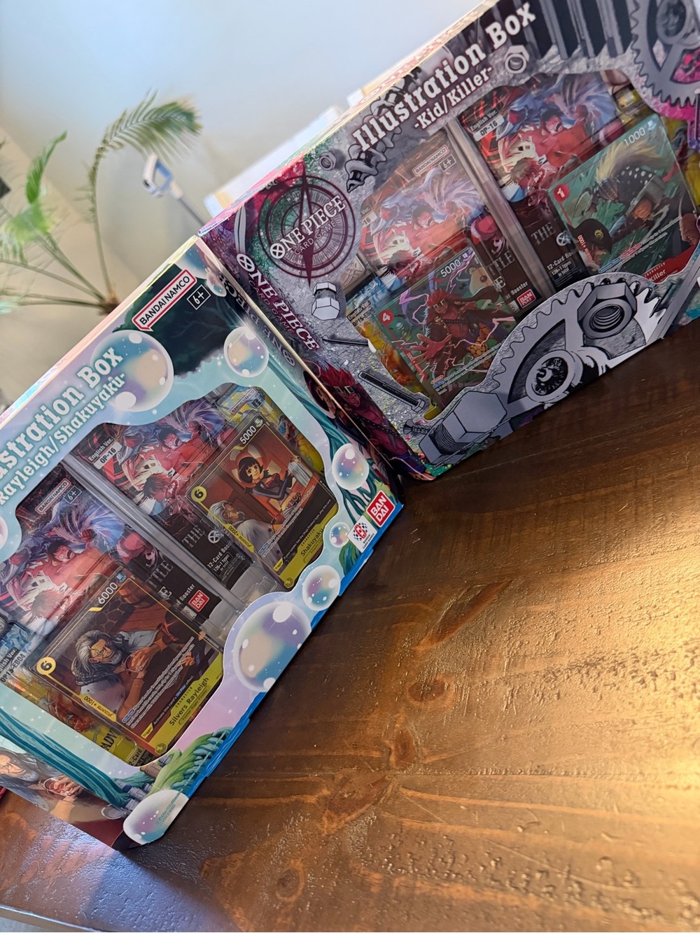 One Piece Illustration Box - Colorful Red & Teal Collectible Card Set